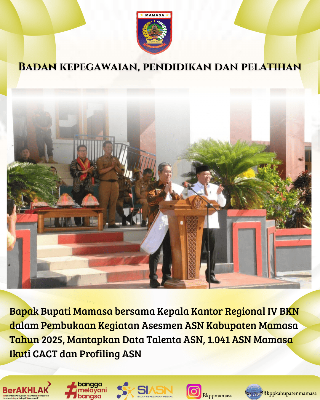 Asesmen ASN Lingkup Pemerintah Kabupaten Mamasa Tahun 2025